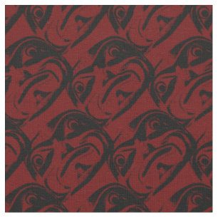 Premier tissu d'art de nations d'art de Haida