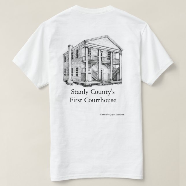 Premier tribunal du comté de Stanly - T-Shirt (Design dos)