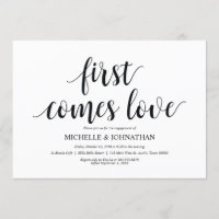 Premier vient l'amour, invitations de la partie En