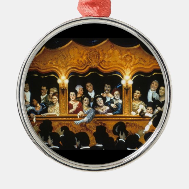 Premiere am La Fenice Ornament Aus Metall (Vorne)