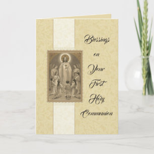 Première carte de communion