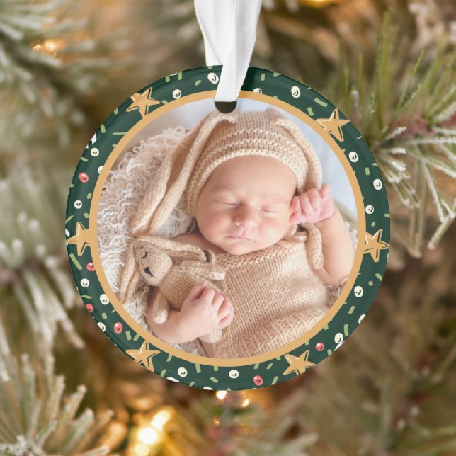 Première Colère verte de Noël du bébé Moderne Élég (Arbre)