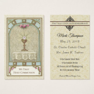 PREMIÈRE COMMUNION EUCHARISTIE SUR L'AUTEL