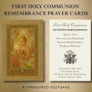 Première Communion Jésus Anges Floral