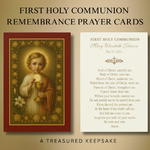 Première communion Jésus Roses Vintages