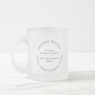 Première Communion Vitrée Frosted Glass Mug
