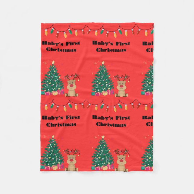 Première couverture de Noël pour bébé (Devant)