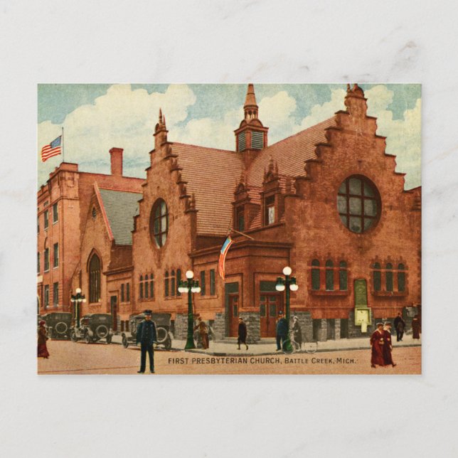 Première église presbytérienne Houston, carte (Devant)