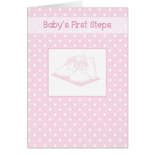 Première étape de la petite fille, Chaussures rose