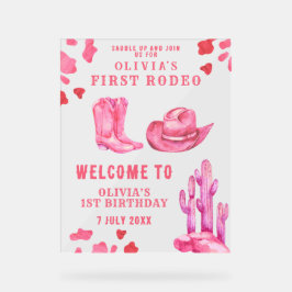 Première fête d'anniversaire de Pink Cowgirl