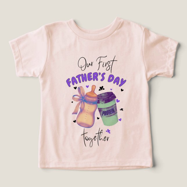 Première Fête des pères ensemble Matching tenue/Pu (Design Recto)