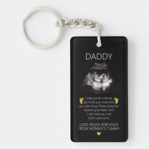 Première fois Papa Ultrasound Faire-part de grosse