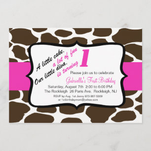 Première Invitation d'anniversaire des filles de l