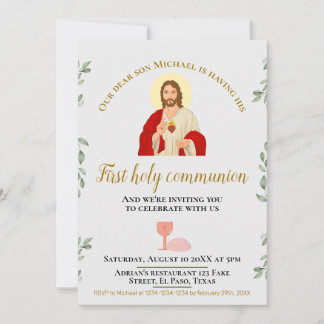 Première invitation de communion : Jésus, grêle