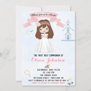 Première invitation de la Communion Fille confirma