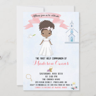 Première invitation de la Communion Fille confirma