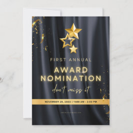 Première invitation de remise de prix annuelle mod