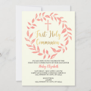 PREMIÈRE INVITATION SAINTE À LA COMMUNION