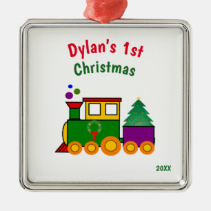 Première locomotive de Noël de bébé en décoration