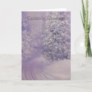 PREMIÈRE NEIGE, CARTE DE NOËL