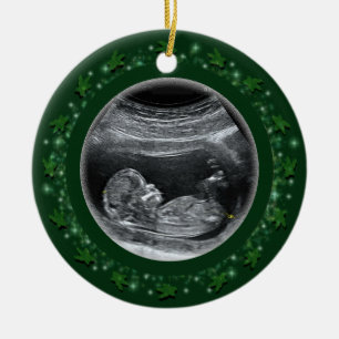 Première Noël de bébé Ornement en céramique