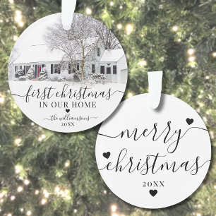 Première photo de Noël dans une nouvelle maison av