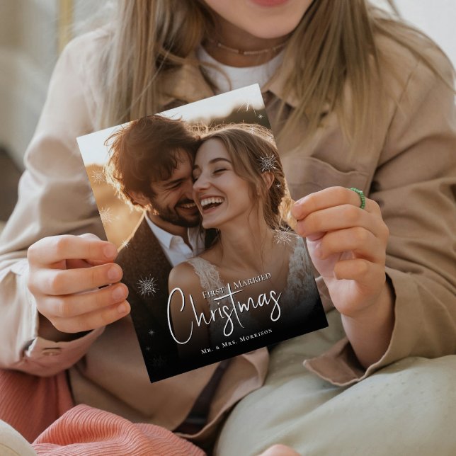 Première photo de Noël mariée (Créateur téléchargé)