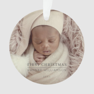 Première photo minimaliste moderne de Noël