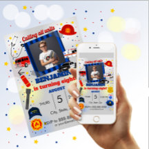 Première réponse - Photo Invitation Anniversaire