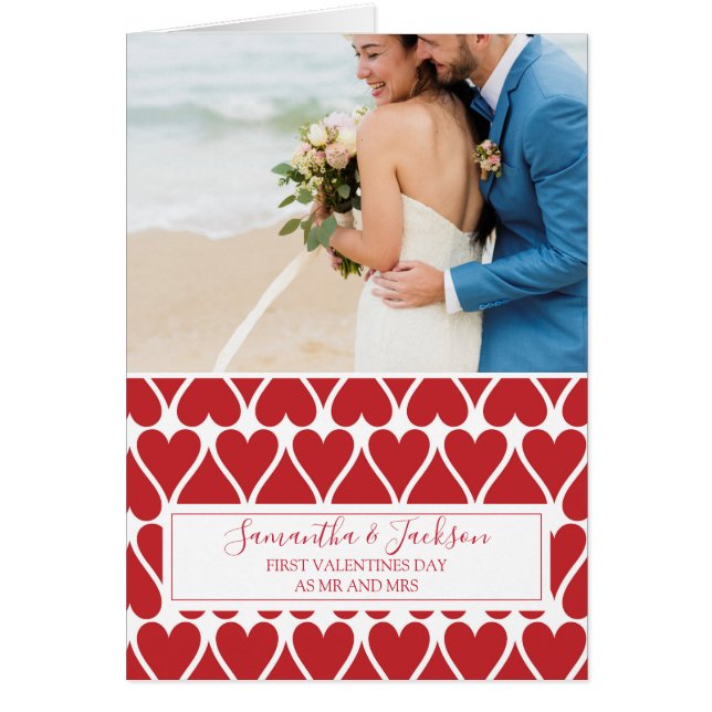 Première Saint Valentin Mariée Photo (Devant)