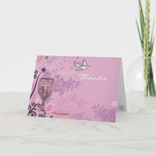 Première Sainte Communion Chalice Dove Carte de re