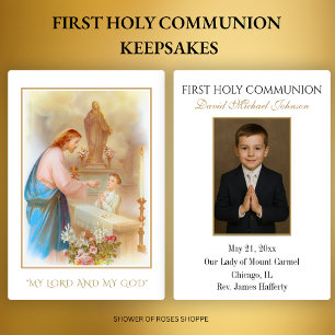 Première Sainte Communion d'un Garçon - Souvenir a