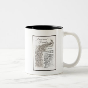 Première tasse de page de fierté et de préjudice
