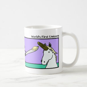 Première tasse de Stickman de la licorne du monde
