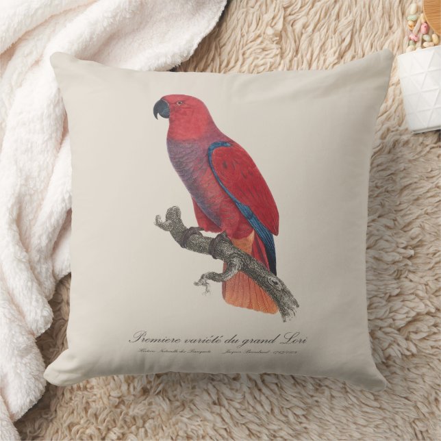 Premiere variete du grand Lori / Eclectus parrot Kissen (Decke)
