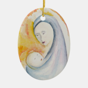 Première Vierge de Noël et Ornement de l'enfant
