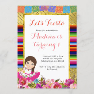 Premières invitations d'anniversaire de fille