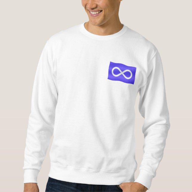 Premières nations Metis Sweatshirts Metis Drapeau  (Devant)