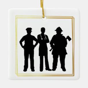 Premières réponses Silhouettes Ornement de Noël