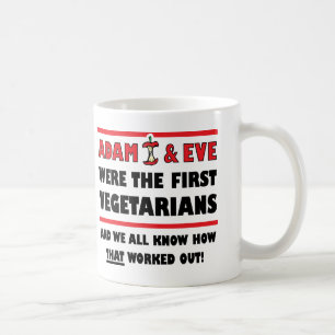 Premières végétariens drôle Mug ou Mug Voyage