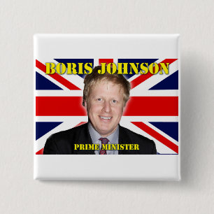 Premierminister Boris Johnson Button