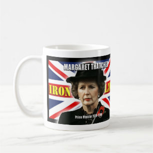 Premierminister Margaret Thatchers Kaffeetasse
