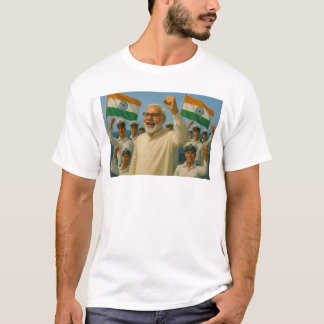 Premierminister Salutes Indische Marine T-Shirt