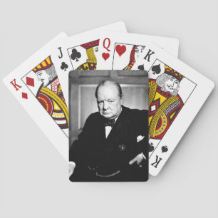 Premierminister Winston Churchill Spielkarten