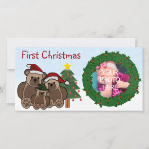 Premiers cartes photos de Noël