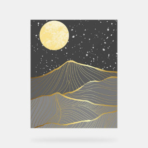 Premium-Bergmalerei Acrylschild