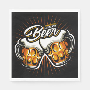 Premium Bier Paper Napkins Serviette