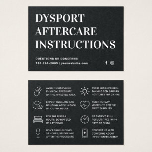 Premium Black DYSPORT Injektions-Nachbehandlungs-K