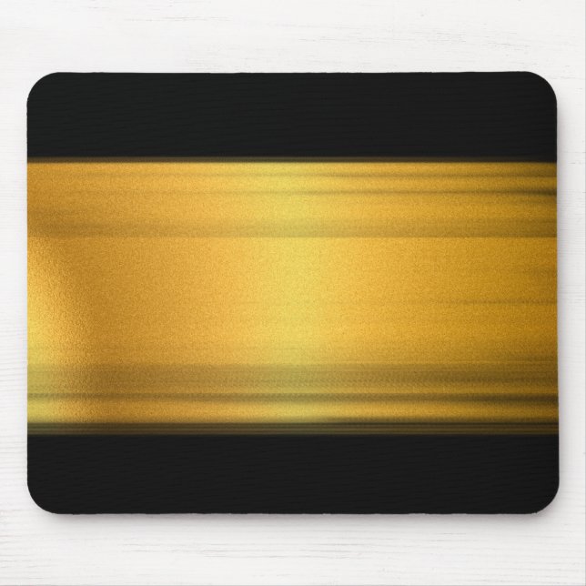 Premium Black Gold Tech-Stil Mousepad (Vorne)