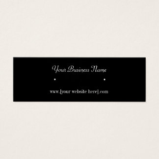 Premium Black Skinny Ohring Visitenkarten